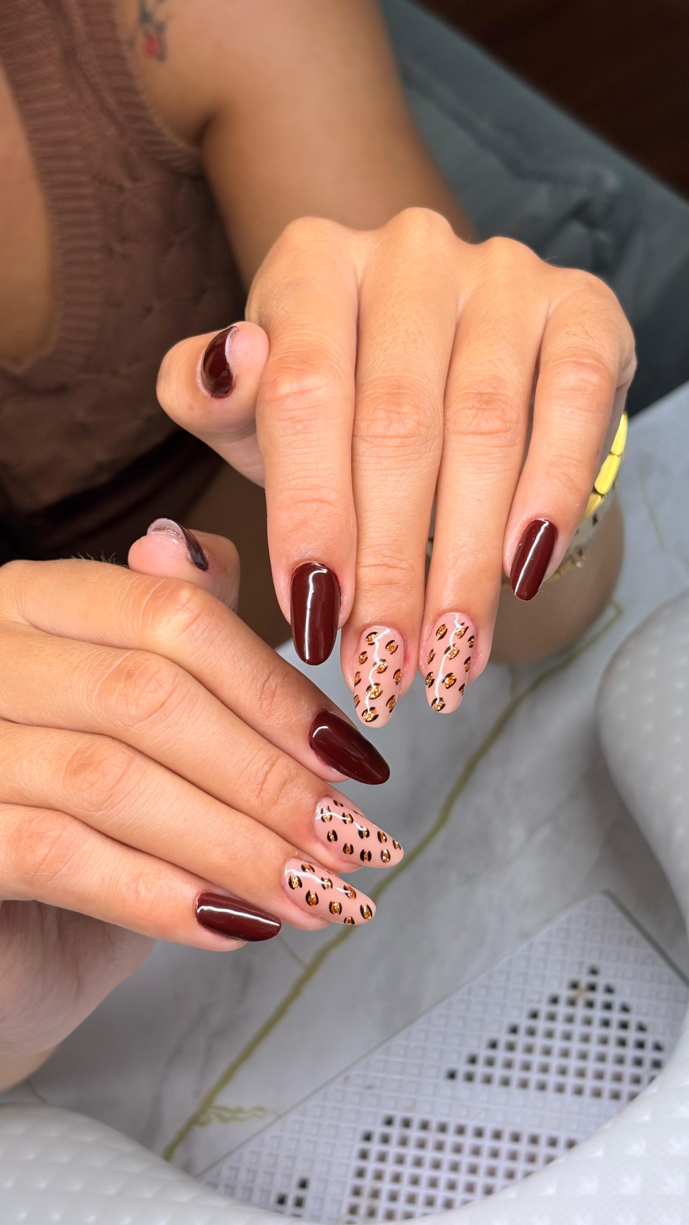 Nail Art Leopard Print — Studio Isabel Moura